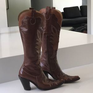 Unique cowboy style Barney’s boots